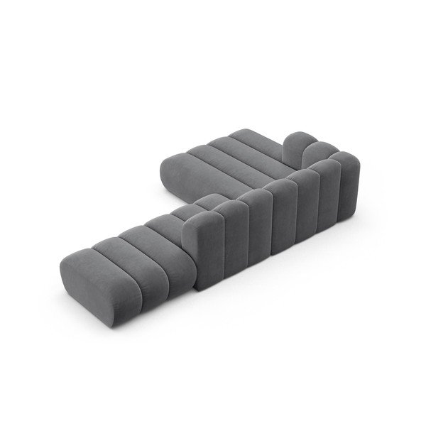 Svetlosivá rohová pohovka (ľavý roh) Lupine – Micadoni Home-image-3