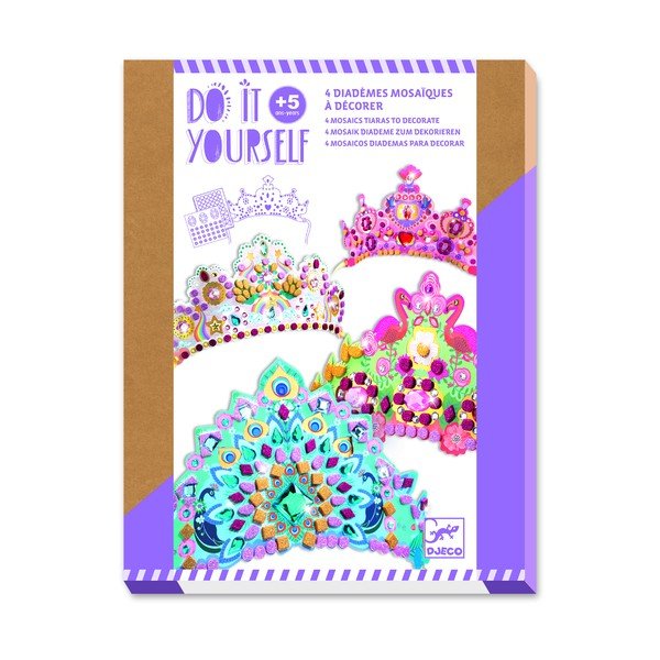 Súprava na výrobu 4 koruniek Djeco Princess-image-2