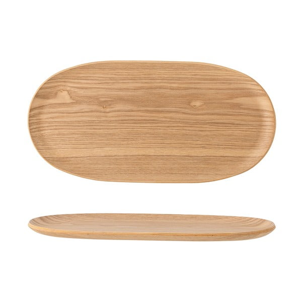 Dekoratívna tácka z dubového dreva 15x31 cm Leyton – Bloomingville-image-3