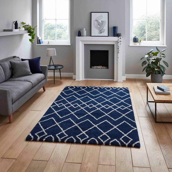 Tmavomodrý koberec 120x170 cm Royal Nomadic – Think Rugs-image-1