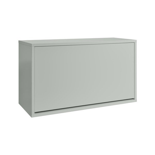 Sivomodrá výklopná/závesná skrinka na topánky 70x30x40 cm – ReCollector
