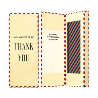 Darčeková krabička na ponožky Ballonet Socks Thank You Socks Card