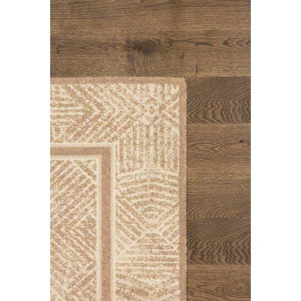 Béžový vlnený koberec 133x180 cm Jenny – Agnella-image-3