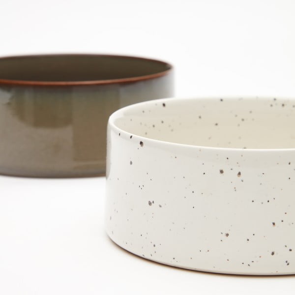 Keramické misky v súprave 2 ks pre psov ø 14 cm Dumbi - Kave Home-image-1