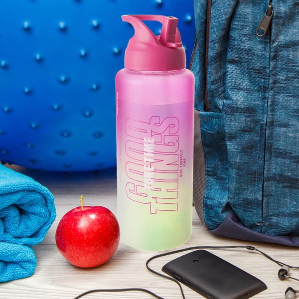 Ružová tritánová fľaša 1 l Moly – Orion-image-1