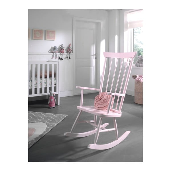 Ružové hojdacie kreslo Vipack Rocky-image-1