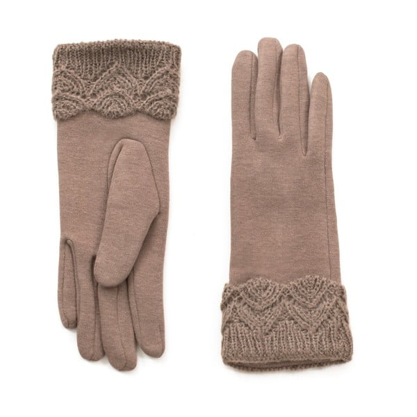 Béžové rukavice Sophistic