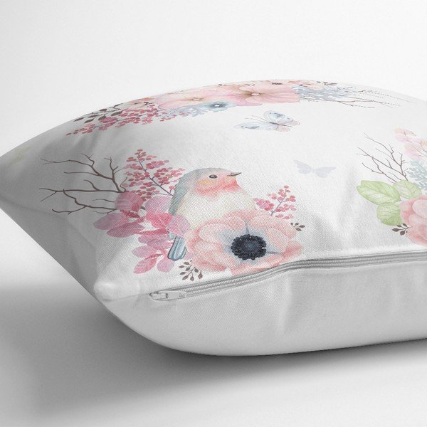 Obliečka na vankúš s prímesou bavlny Minimalist Cushion Covers Special Design Bird Modern, 45 × 45 cm-image-2