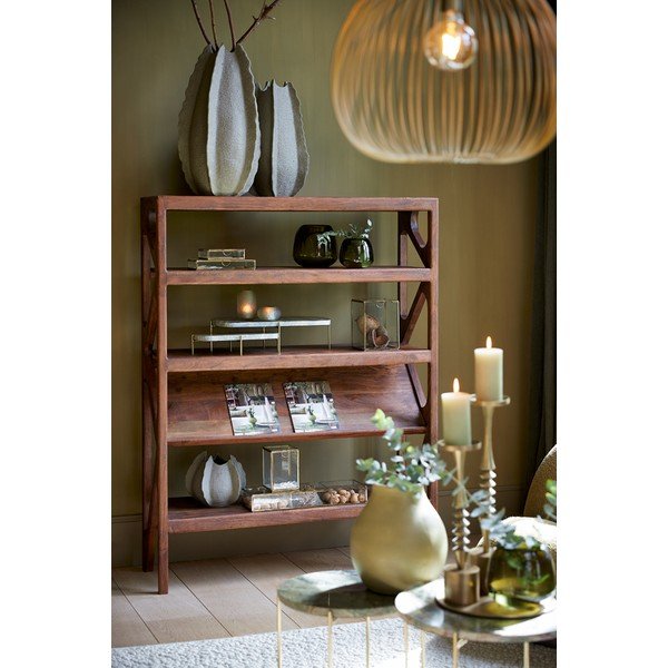 Dekoratívny sklenený úložný box v zlatej farbe Mirina – Light & Living-image-1