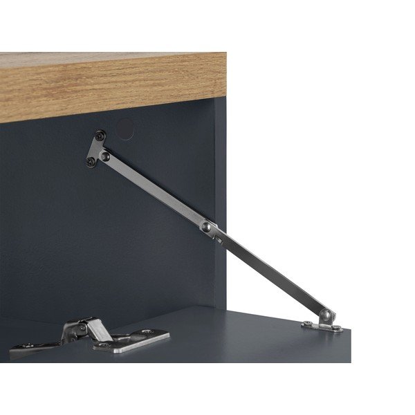 Antracitová skrinka pod umývadlo v dekore duba 60x57 cm Thessa – Støraa-image-3