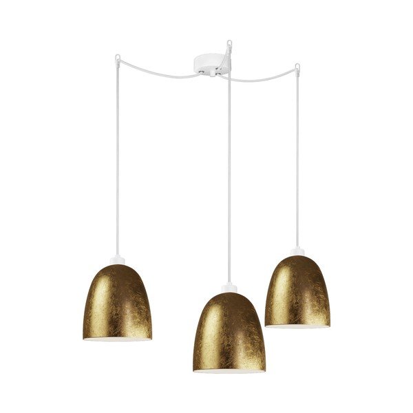 Trojité svetlo AWA Elementary gold/white/white