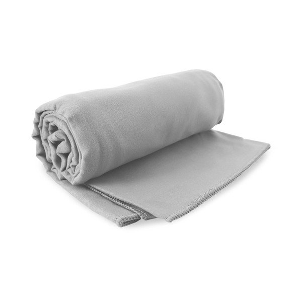 Set sivej rýchloschnúcej osušky a uteráku DecoKing EKEA, 70 × 140 cm + 30 × 50 cm-image-2