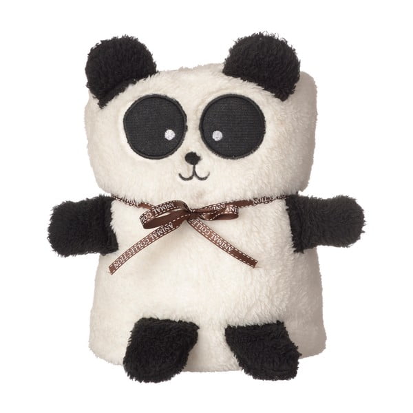 Čierno-biela deka s motívom pandy Le Studio Panda