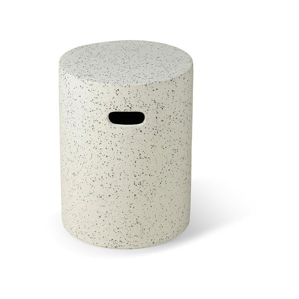 Biely záhradný odkladací stolík Bonami Selection Loris, ø 35 cm-image-1