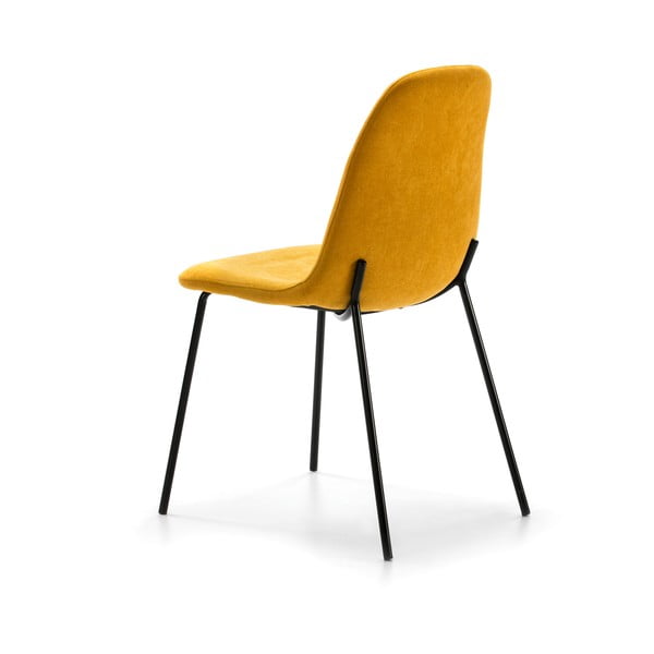 Žlté jedálenské stoličky v súprave 4 ks Renne – Marckeric-image-2