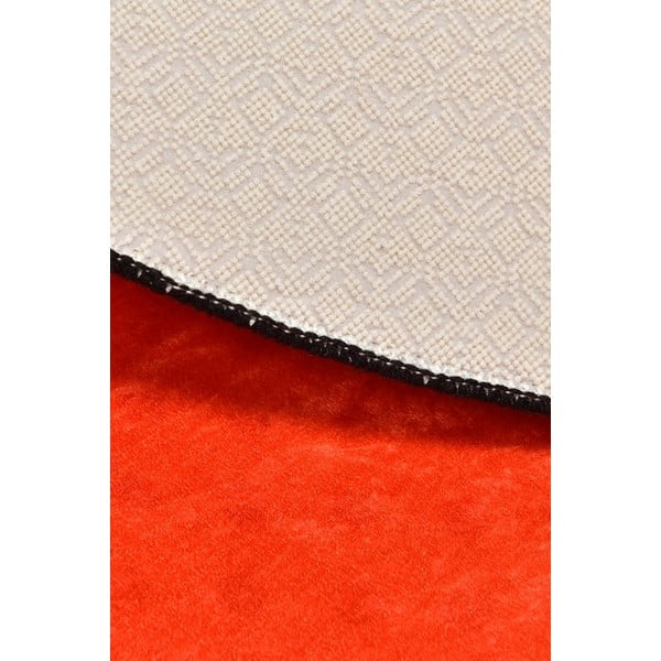 Oranžový detský protišmykový koberec Chilam Basketball, ø 140 cm-image-1