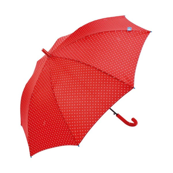 Detský červený tyčový dáždnik pre deti Ambiance Dots, ⌀ 108 cm