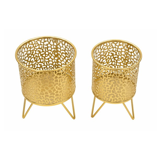 Kovové stojany na kvety 2 ks ø 16 cm (výška  20 cm) Piny – Mauro Ferretti-image-2