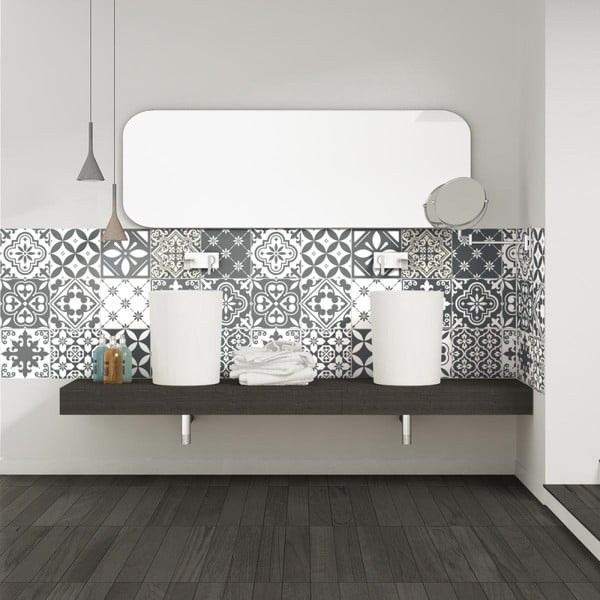 Sada 15 samolepiek Ambiance Wal, 10 × 10 cm-image-1