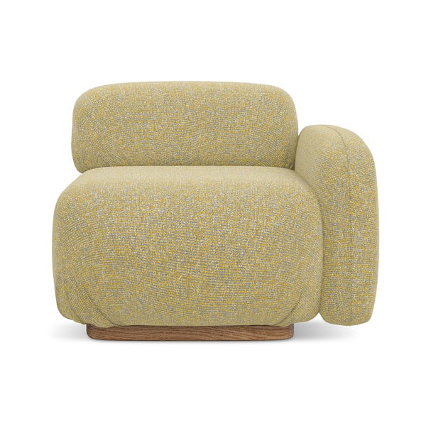 Žltý modul pohovky (pravý roh) Ailani – Makamii