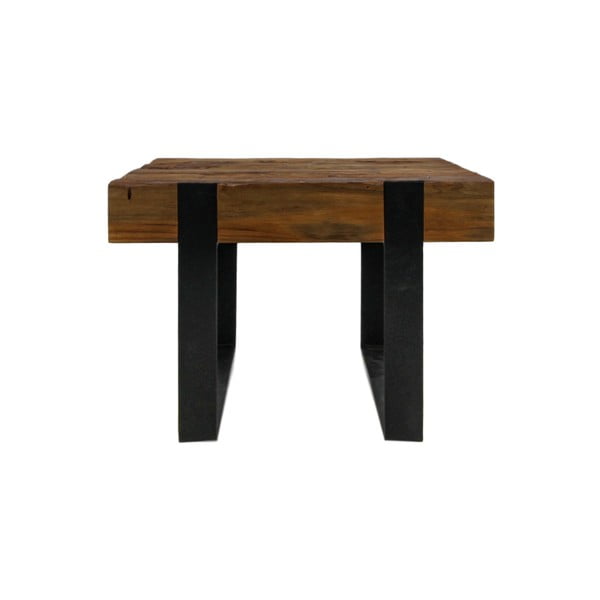 Príručný stolík z teakového dreva HSM collection Norton