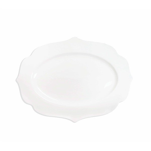 Tácka z kostného porcelánu 25x35 cm Queen – Brandani