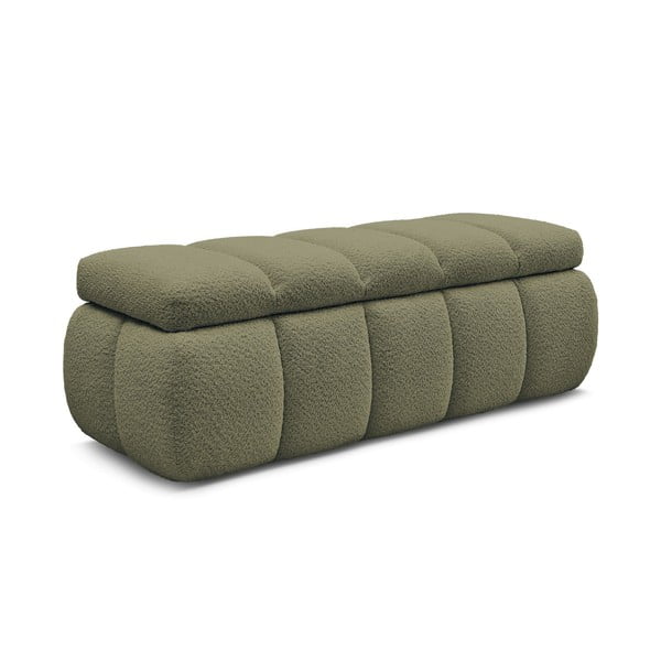 Zelená lavica z textílie buklé – Bobochic Paris-image-3