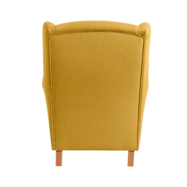 Žlté kreslo ušiak Max Winzer Lorris Yellow-image-2