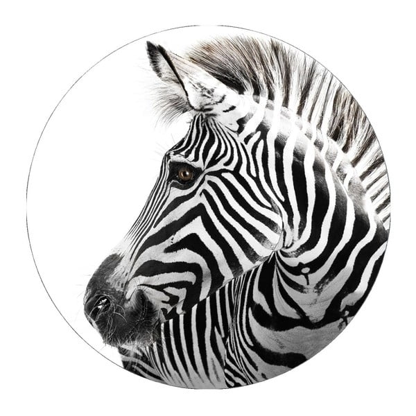 Nástenná dekorácia Styler Ring Zebra, ø 70 cm