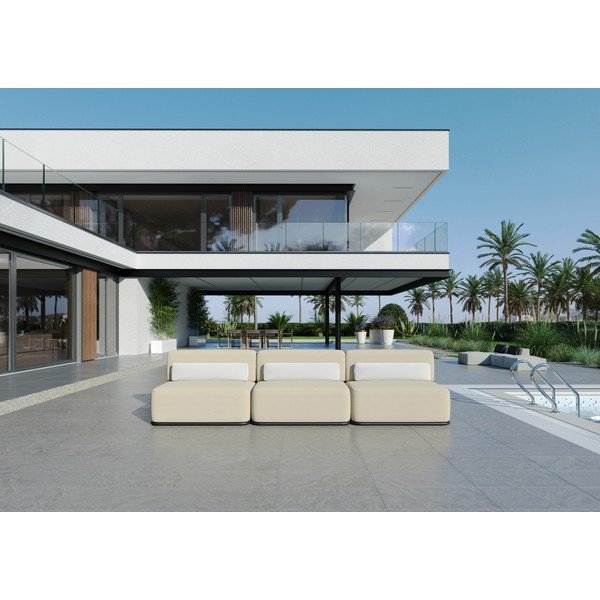 Béžový modul záhradnej pohovky (stredový diel) Straw – Sit Sit-image-1