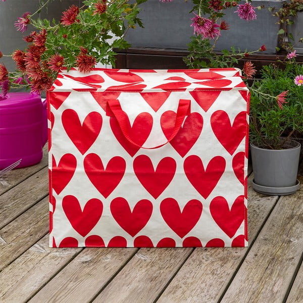 Úložný box na oblečenie z recyklovaného plastu 58x28x48 cm Hearts – Rex London-image-1