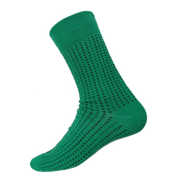 Ponožky Mini Dots Green, veľkosť 40-44