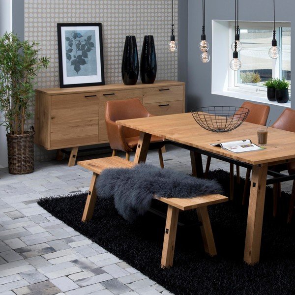 Dvojdverová komoda s 3 zásuvkami Actona Stokholm-image-1