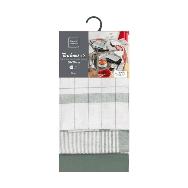 Bavlnené utierky v súprave 3 ks 50x70 cm Vibrato – douceur d'intérieur-image-2