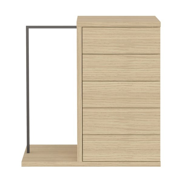 Nízka šatníková skriňa v dekore duba 105x113 cm Hugo - TemaHome - TemaHome