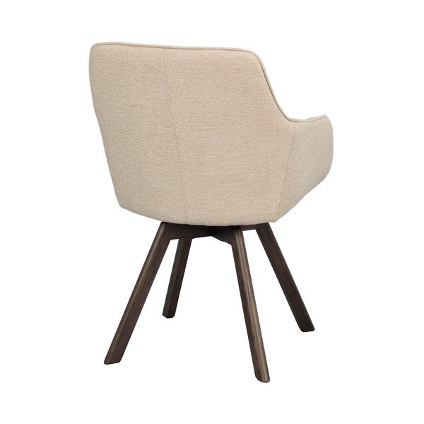 Béžové čalúnené jedálenské kreslá v súprave 2 ks Alison – Rowico-image-3