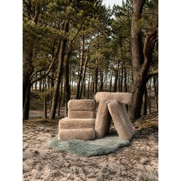 Šalviový zelený detský koberec 115x140 cm Mammoth – Meowbaby-image-3