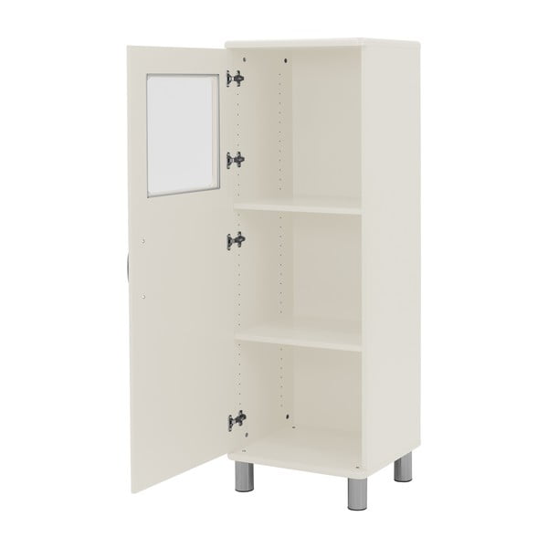 Biela skrinka 50x143 cm Malibu - Tenzo-image-4