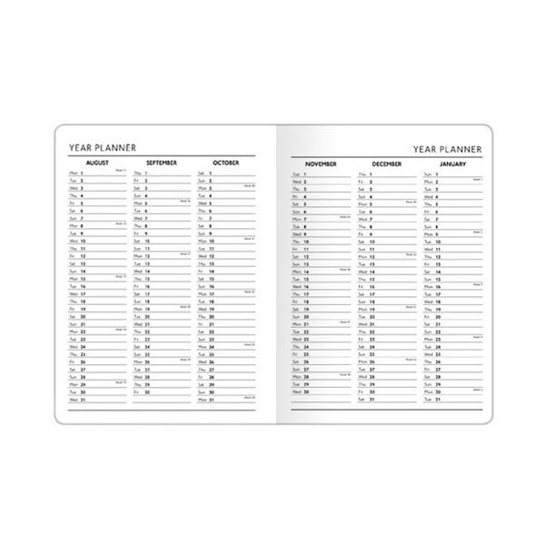 Diár A5 Go Stationery Monochrome Circles-image-2