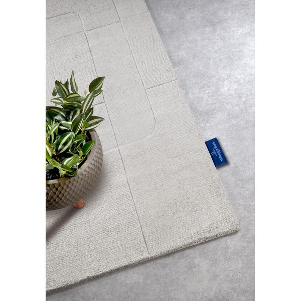 Krémovobiely ručne tkaný vlnený behúň 80x250 cm Charlotte – Villeroy&Boch-image-2