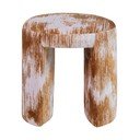 Hnedá čalúnená stolička Charlie – WOOOD