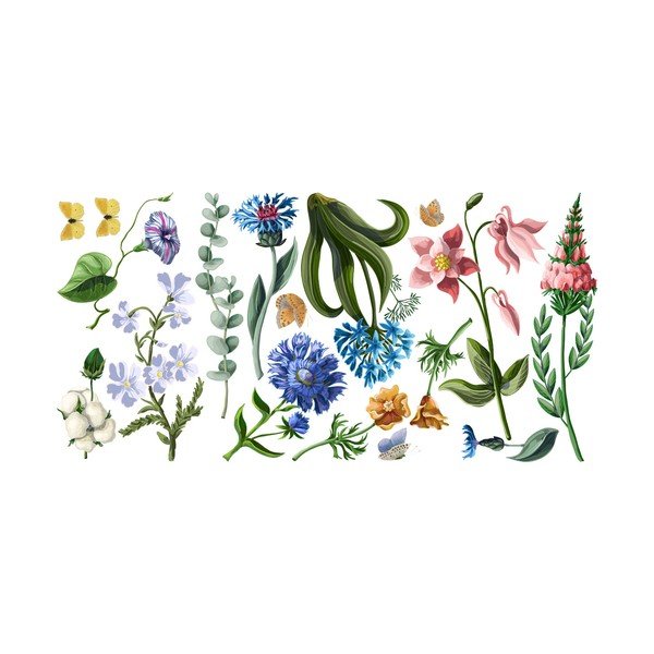 Sada samolepiek na stenu Ambiance Wildflowers-image-1