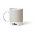 Svetlosivý porcelánový hrnček 375 ml Warm Gray 2 – Pantone