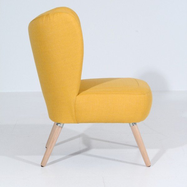 Žlté kreslo Max Winzer Sari-image-1
