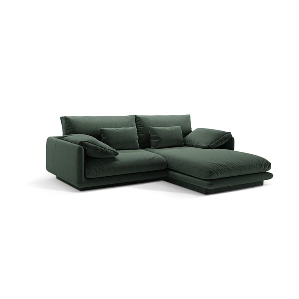 Tmavozelená rohová pohovka (pravý roh) Torino – Micadoni Home-image-2