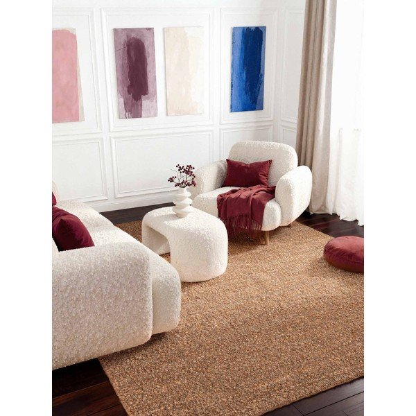 Béžový ručne tkaný koberec z materiálu buklé 200x290 cm Notting Hill Portobello – Ted Baker-image-1