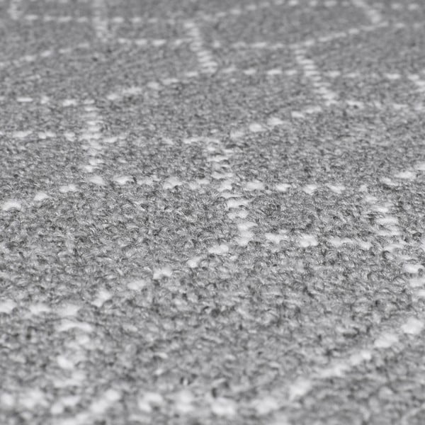 Svetlosivý umývateľný behúň 57x230 cm Argyll – Flair Rugs-image-3