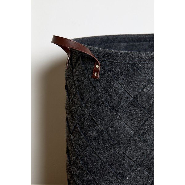 Čierny kôš na bielizeň Wenko Trovo, objem 75 l-image-3