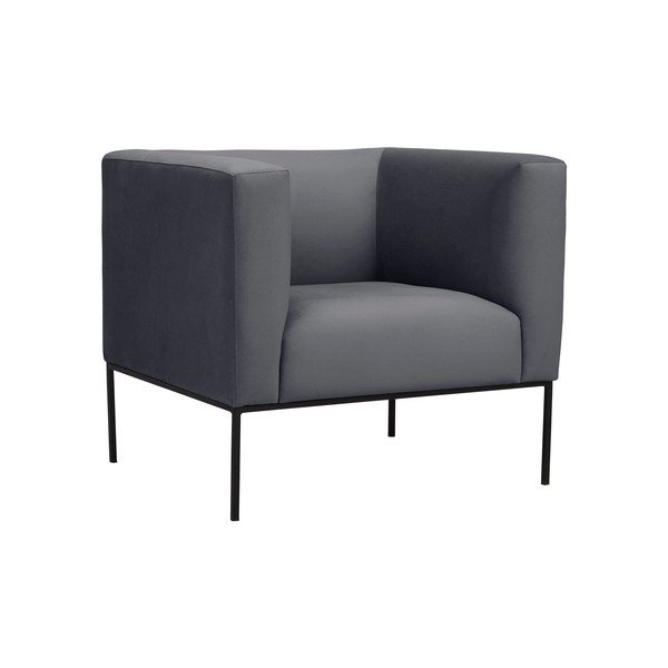 Tmavosivé kreslo Windsor & Co Sofas Neptune-image-2