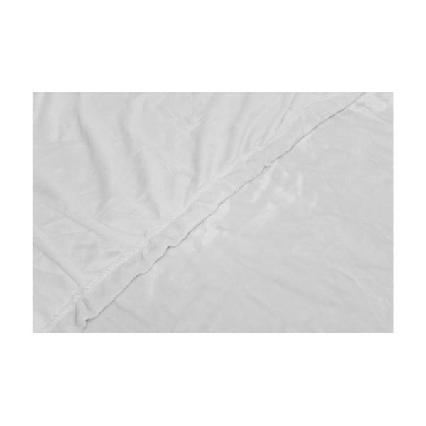 Biela mikroplyšová plachta My House, 180 × 200 cm-image-1